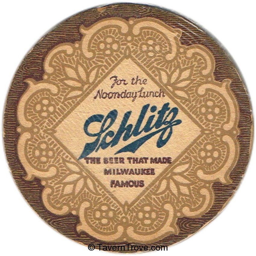 Schlitz Beer ~Serving Suggestions series