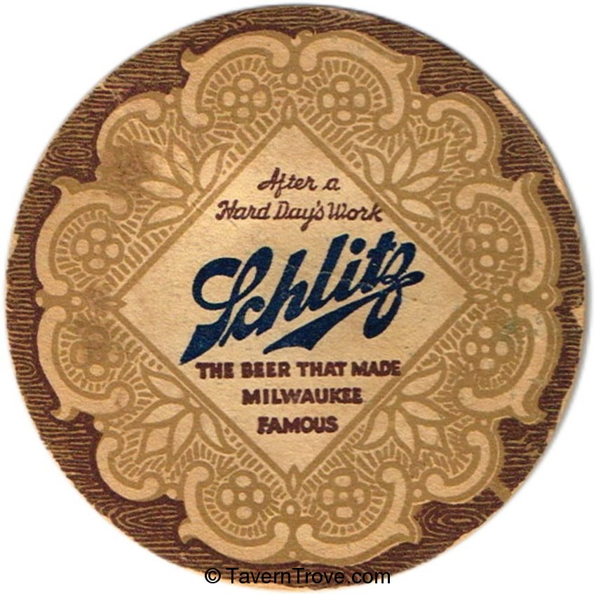 Schlitz Beer ~Serving Suggestions series