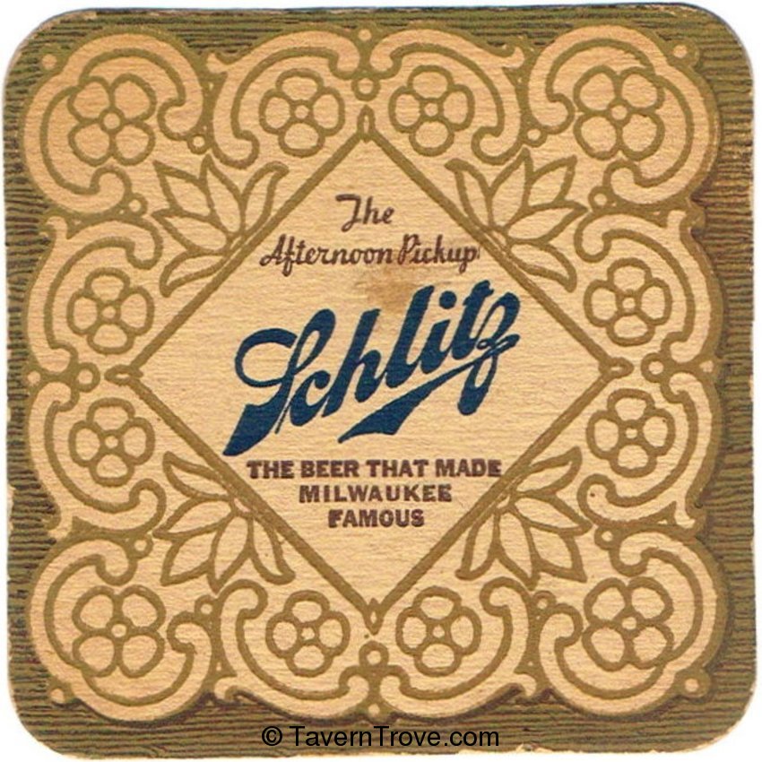 Schlitz Beer ~Serving Suggestions series