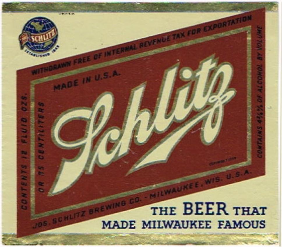 Schlitz Beer