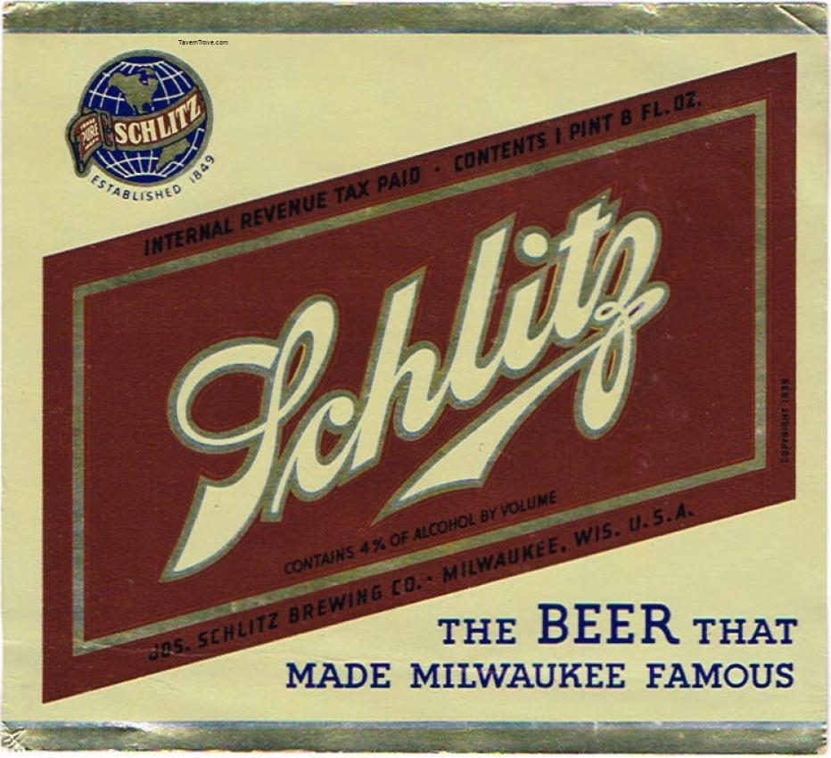 Schlitz Beer