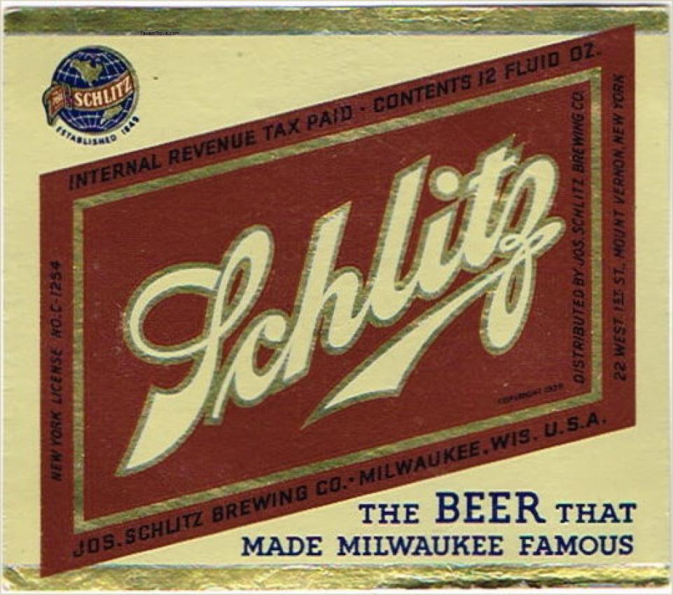 Schlitz Beer (NY Office)