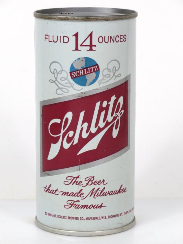 Schlitz Beer (upside-down)