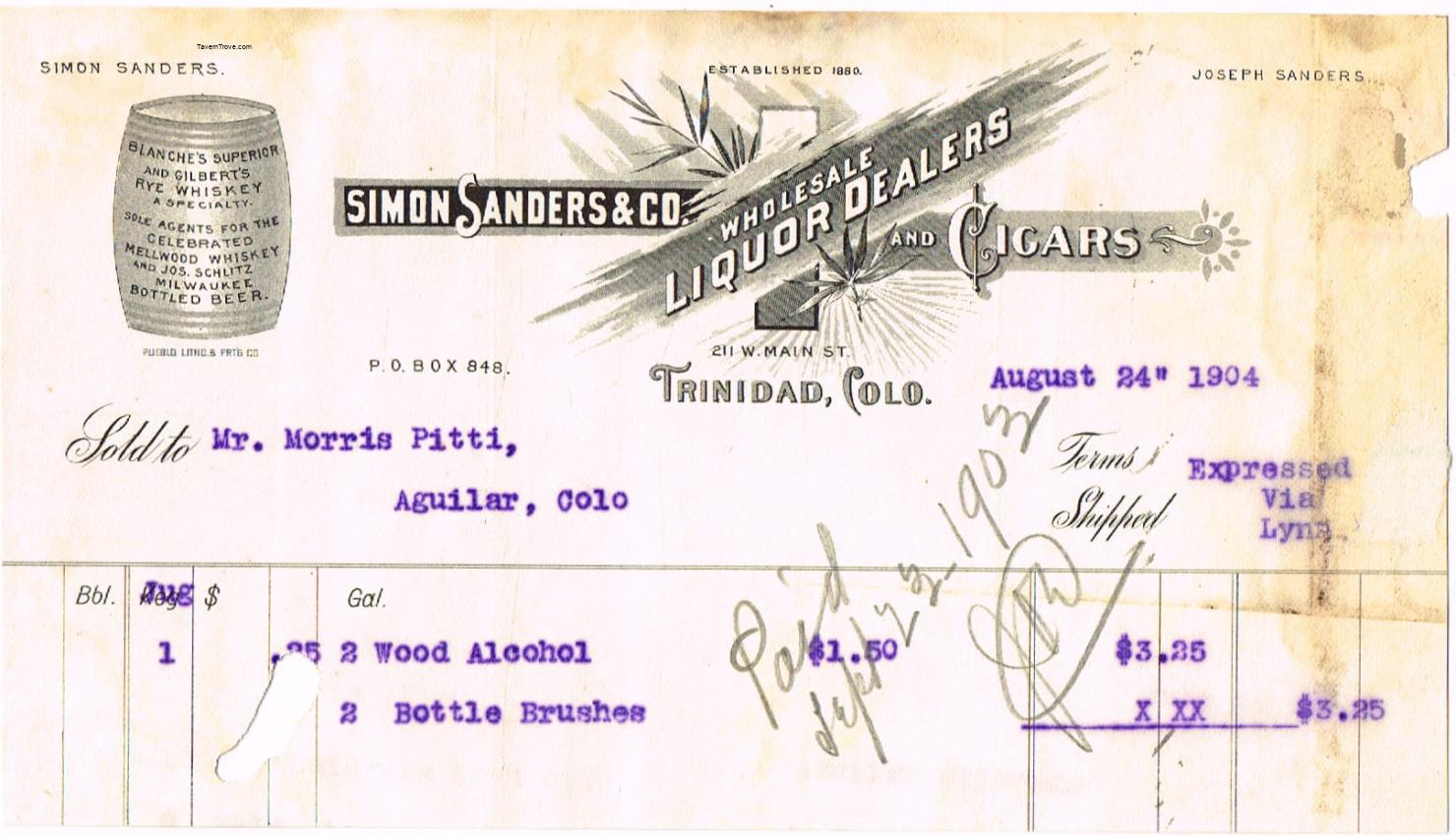 Schlitz Beer Depot (Simon Sanders & Co.)