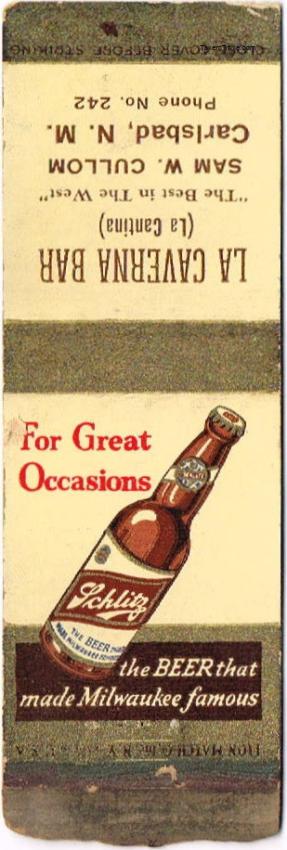 Schlitz Beer Dupe