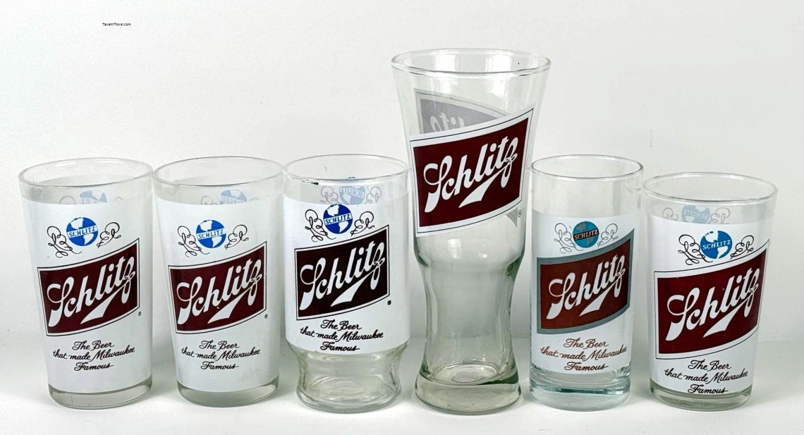 Schlitz Beer Lot of 6