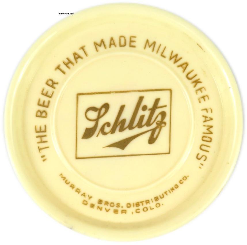 Schlitz Beer Murray Bros. Distributing Denver Colorado Plastic