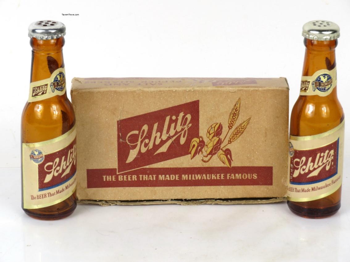 Schlitz Beer Salt & Pepper