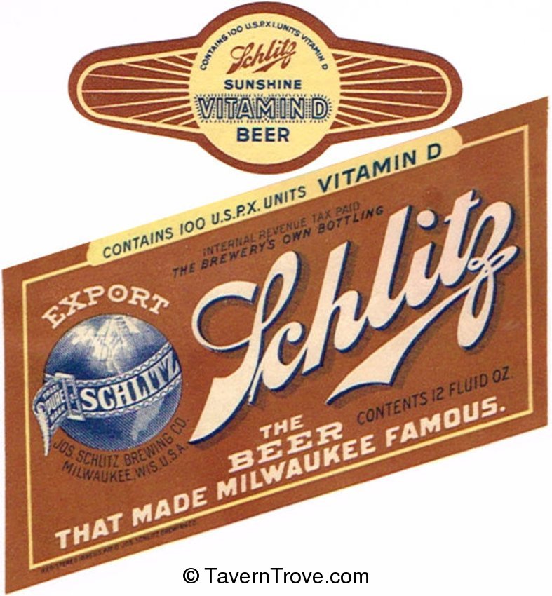 Schlitz Export Beer