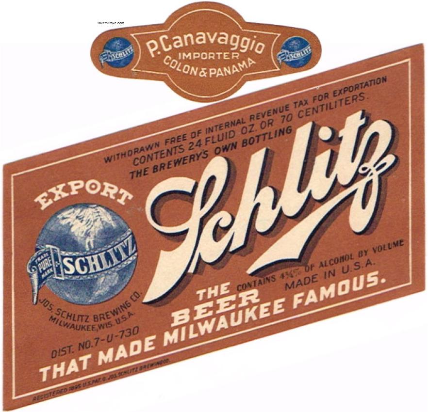 Schlitz Export Beer