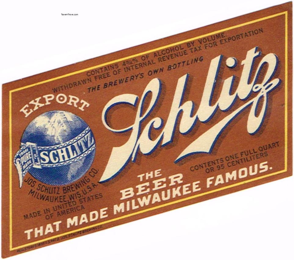 Schlitz Export Beer