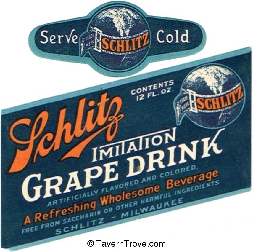 Schlitz Imitation Grape Drink