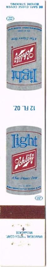 Schlitz Light beer
