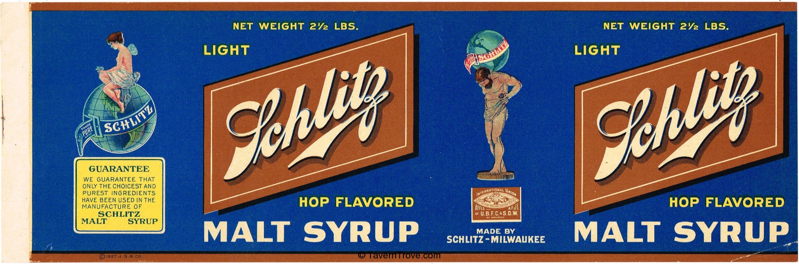 Schlitz Light Malt Syrup