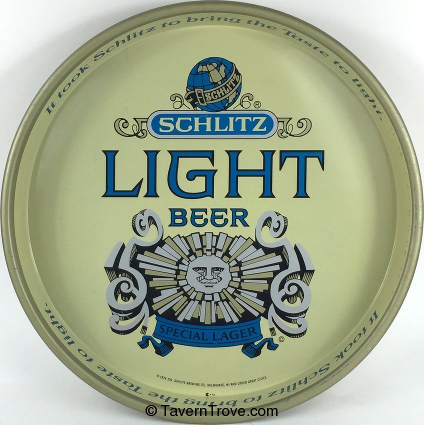 Schlitz Light Special Lager Beer
