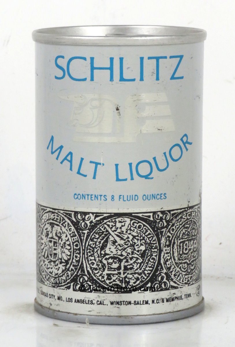 Item 4868 1970 Schlitz Malt Liquor 7 to 8oz Can T3003