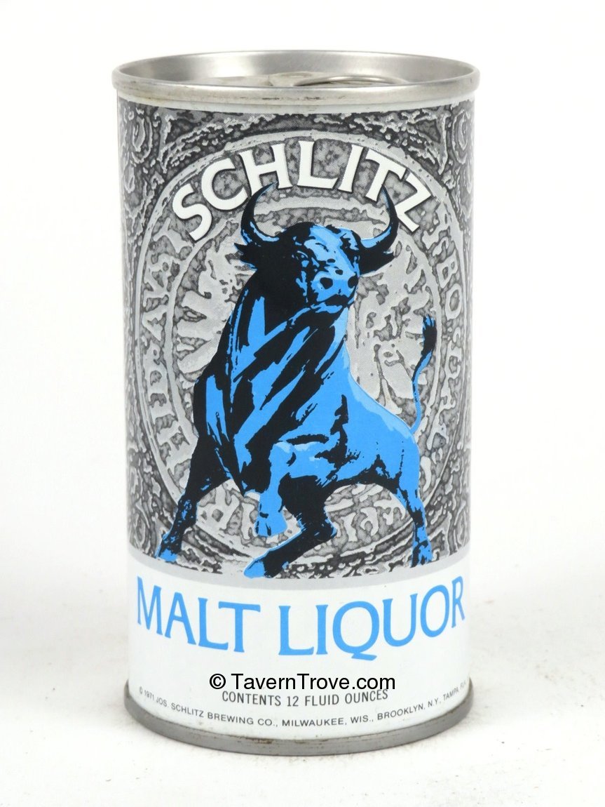 Item 7485 1971 Schlitz Malt Liquor Tab Top Can T12124