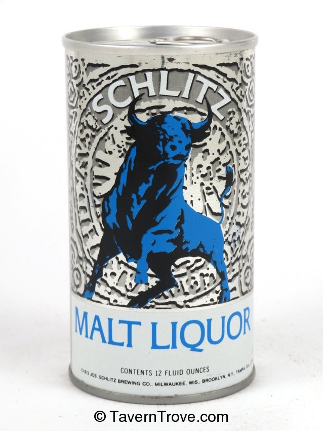 Item 93961 1972 Schlitz Malt Liquor Tab Top Can T12125