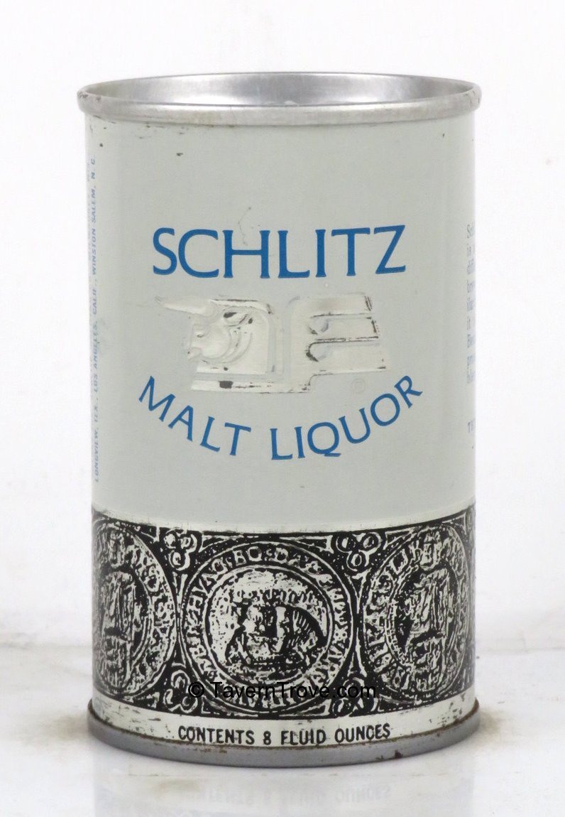 Item 96734 1969 Schlitz Malt Liquor 7 to 8oz Can T3002.1