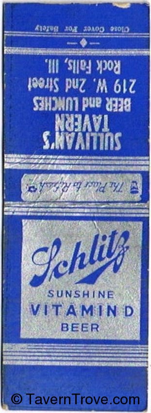 Schlitz Vitamin D Beer (sample)