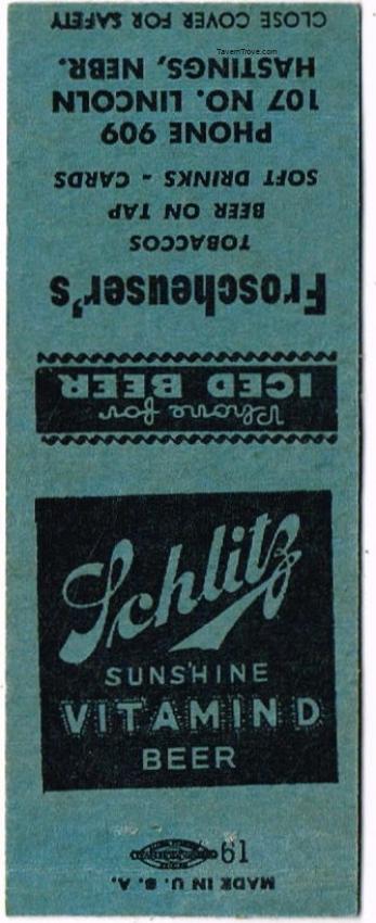 Schlitz Vitamin D Beer
