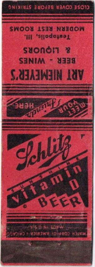 Schlitz Vitamin D Beer