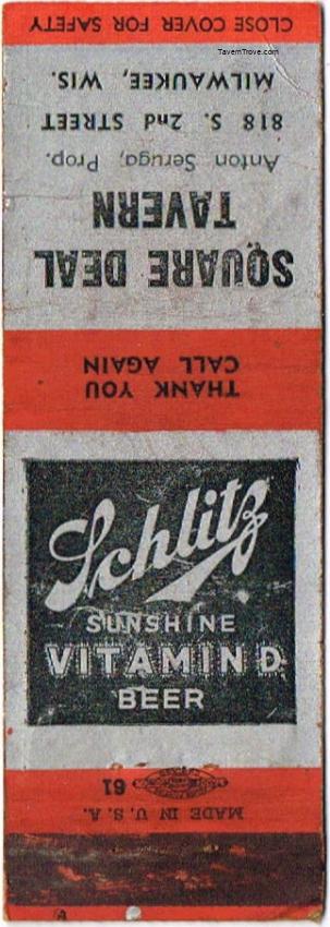 Schlitz Vitamin D Beer