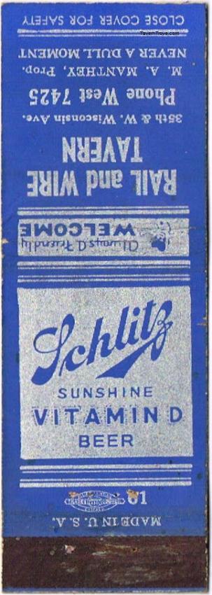 Schlitz Vitamin D Beer