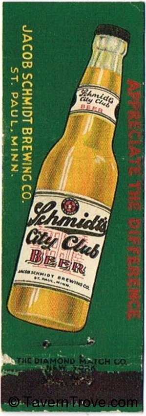 Schmidt City Club Beer