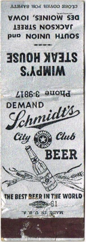 Schmidt's City Club Beer