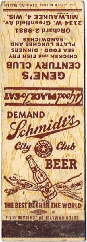 Schmidt's City Club Beer