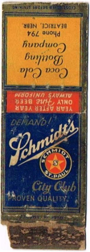 Schmidt's City Club Beer