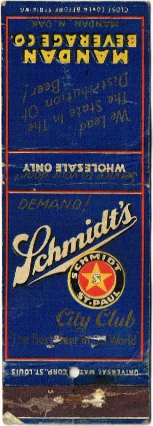 Schmidt's City Club Beer