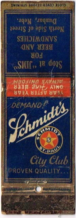 Schmidt's City Club Beer