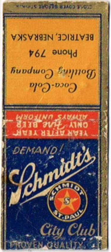 Schmidt's City Club Beer