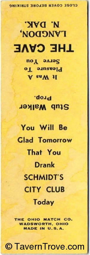 Schmidt's City Club Beer