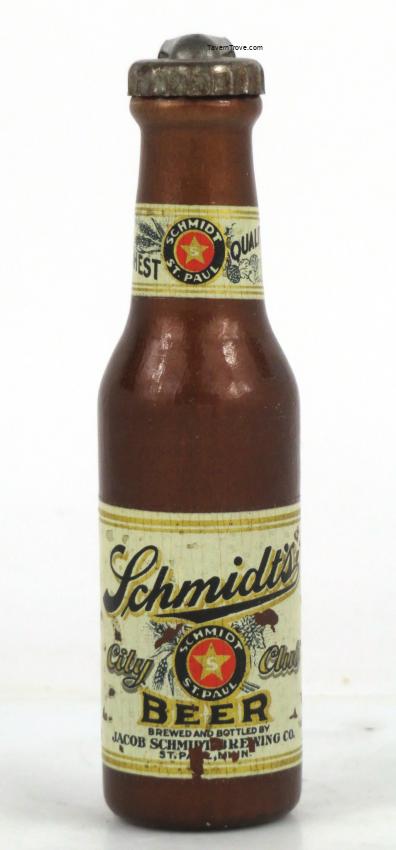 Schmidt's City Club Beer mini bottle
