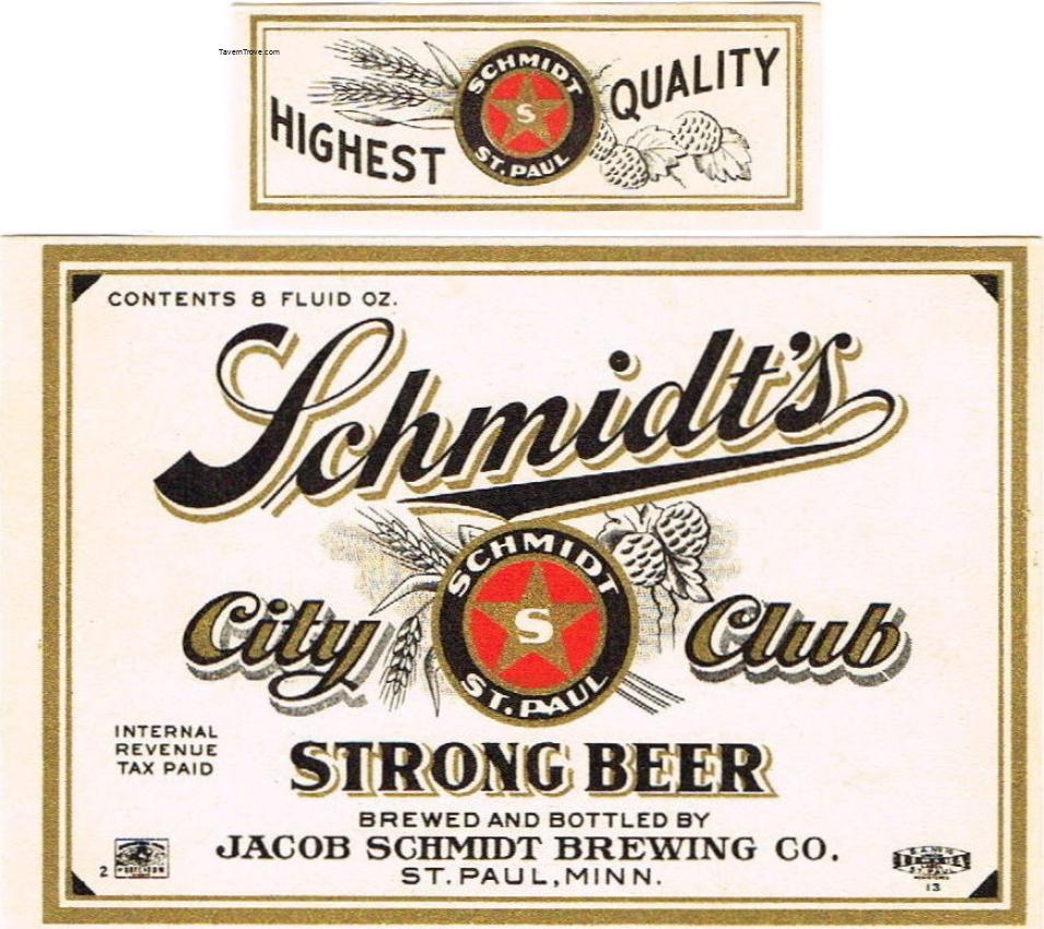Schmidt's City Club Strong Beer