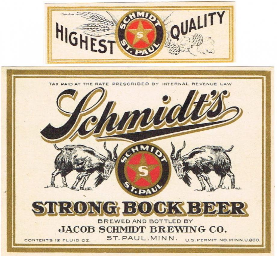 Schmidt's City Club Strong Bock Beer
