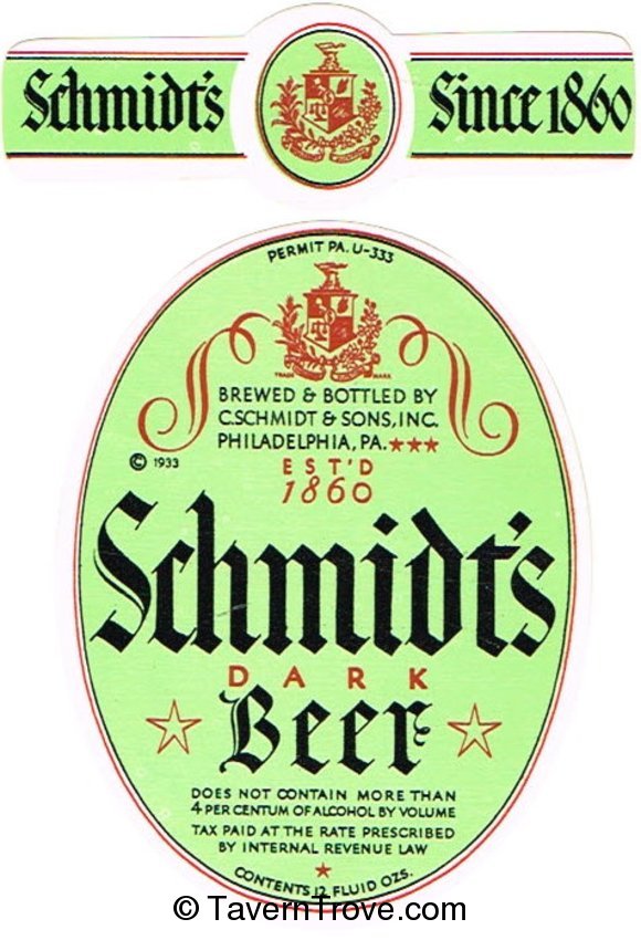 Schmidt's Dark Beer