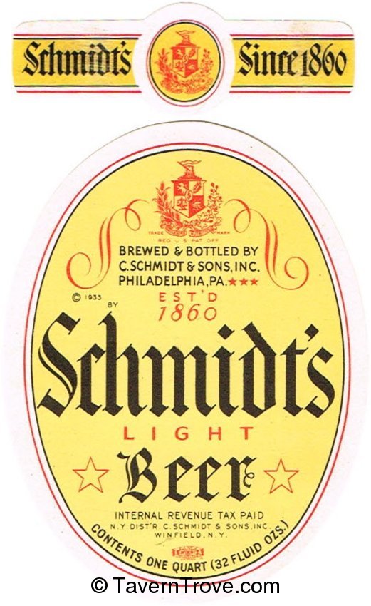Schmidt's Light Beer