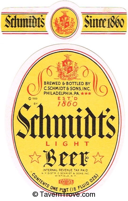 Schmidt's Light Beer