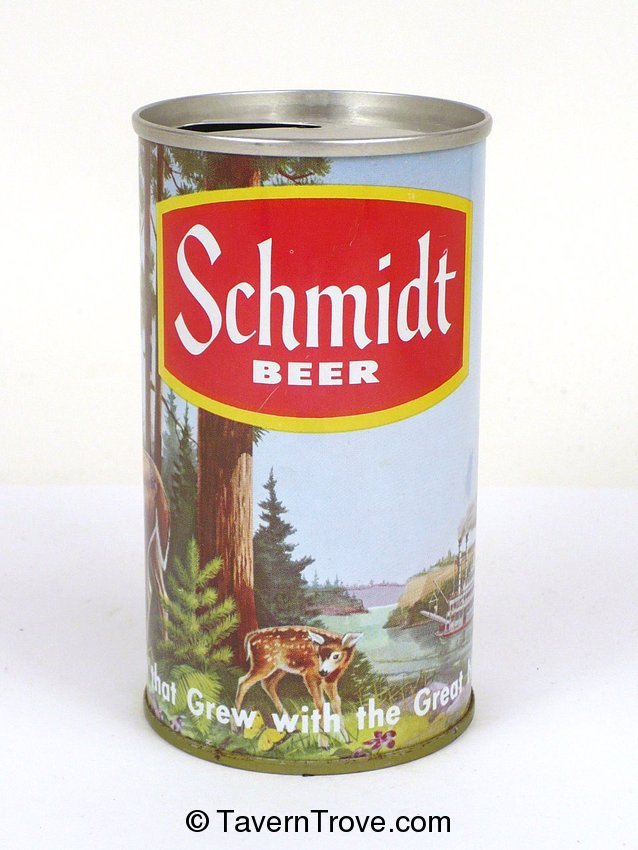 Schmidt Beer (Deer and Riverboat)