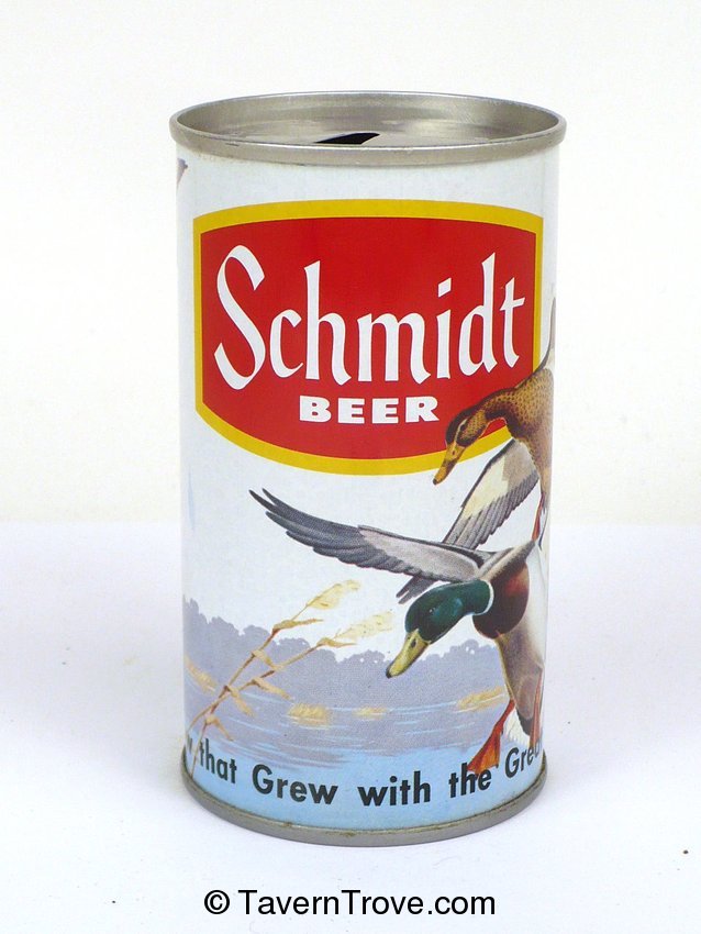 Schmidt Beer (pale blue) (Mallards)