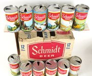 Schmidt Beer Scenic Series 12-Pack With Straight Sided Yellow Band Cans