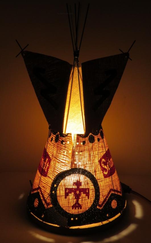 Schmidt Beer Teepee Tipi 24 Inch Lighted Display
