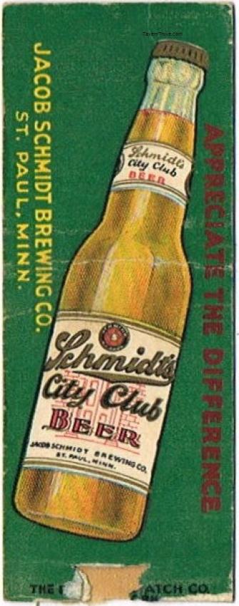 Schmidt City Club Beer