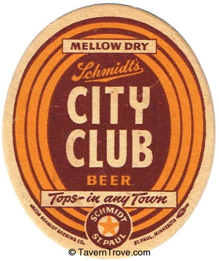 Schmidt City Club Beer