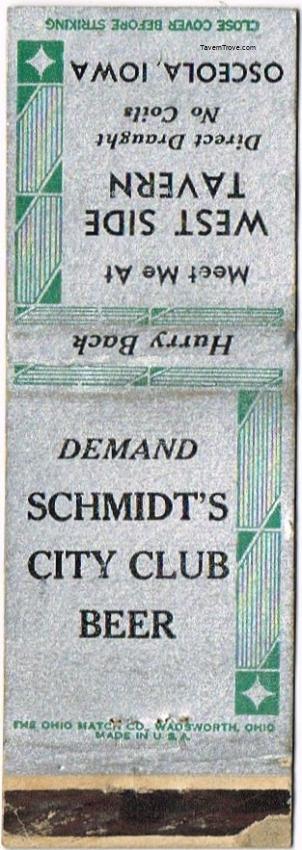 Schmidt's City Club Beer