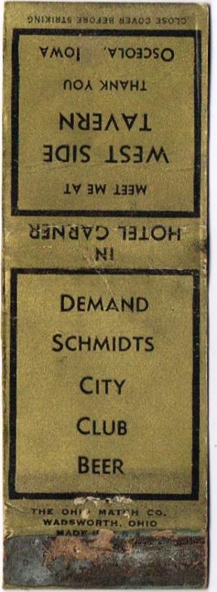 Schmidt's City Club Beer